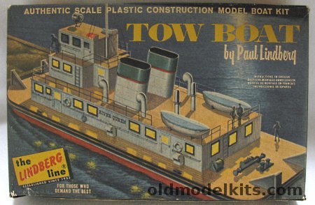 Lindberg Tow Boat 'River Queen' - Cellovision Issue, 743-29 plastic model kit